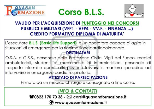 Corso BLS Maria Capua Vetere