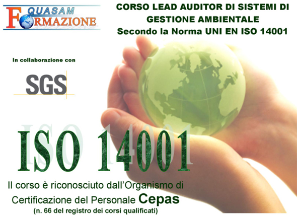 Corso Lead Auditor Sistemi Gestione Ambientale