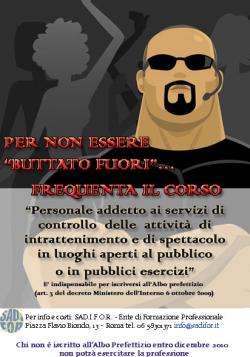 Corsi buttafuori Roma