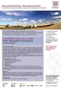 Corsi Lavorare Oil & Gas - Plant Simulation Techniques ISS International