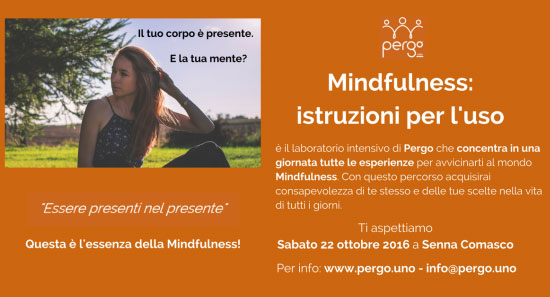 Corso Mindfulness Senna Comasco Como 2016