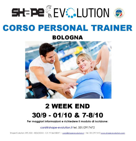 Corso personal trainer Bologna 2017