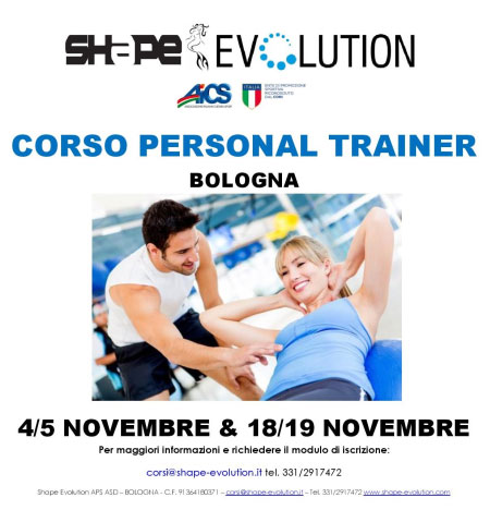 Corsi Personal Trainer Bologna 2017