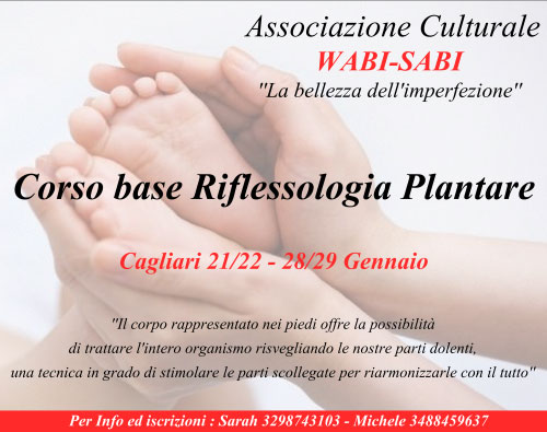 Corso riflessologia plantare Cagliari 2017