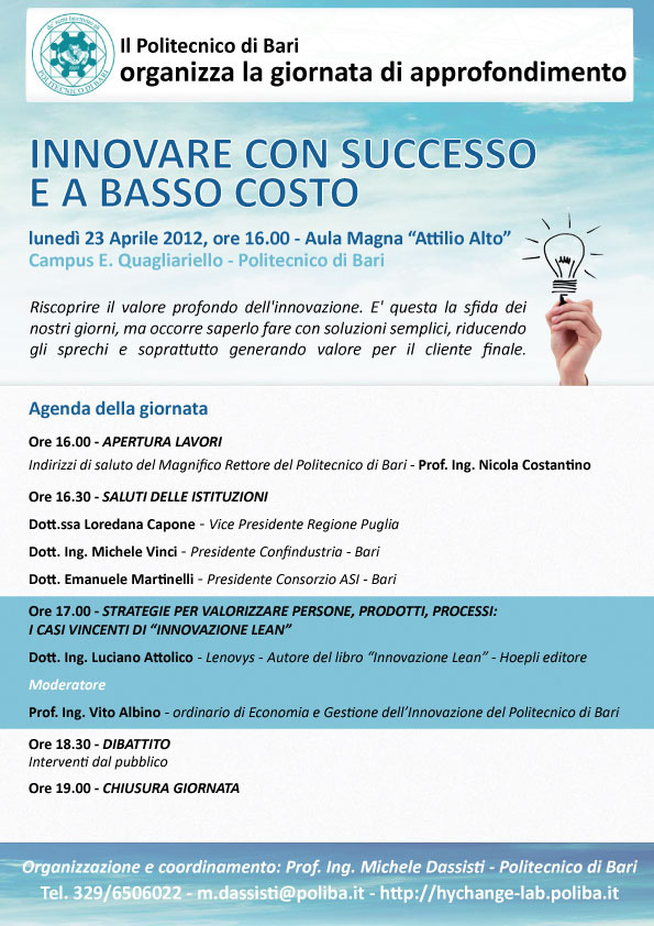 Innovare con Successo e a Basso Costo Bari